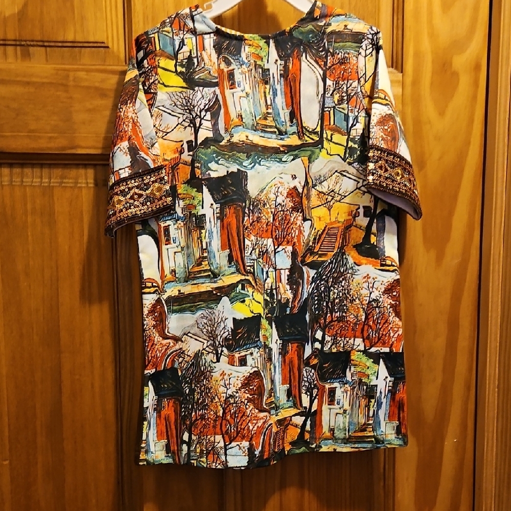 Girls Vibrant Multicolor Kids Casual Dress